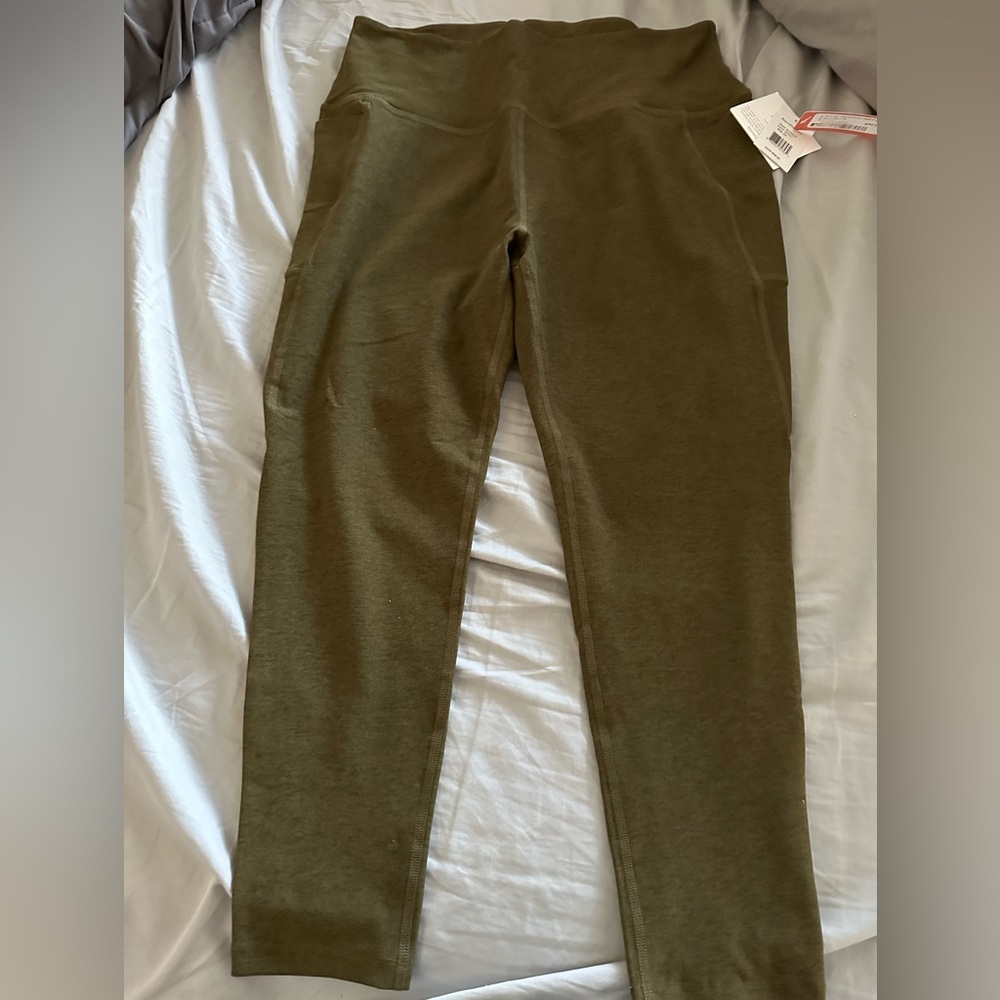 NWT XXL beyond yoga  green leggings